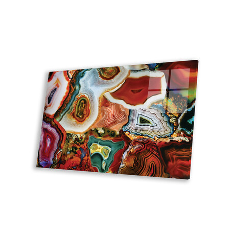 The Earth For The All-Pervading Skies, The Moon, and The Sun Print on Acrylic Glass by Elena Kulikova (24"H x 16"W x 0.25"D)