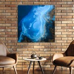 Midnight Blue Print on Acrylic Glass by Petra Meikle de Vlas