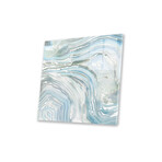 Agate in Blue II Print on Acrylic Glass by Nan (24"H x 24"W x 0.25"D)