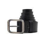 Men's Leather Belt // Black 112535 (125)