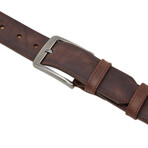 Men's Leather Belt // Dark Brown 112531 (115)