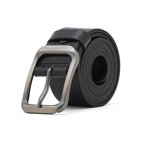 Men's Leather Belt // Black 112535 (105)