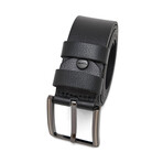 Men's Leather Belt // Black 112533 (120)