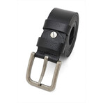 Men's Leather Belt // Black 112534 (115)