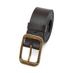 Men's Leather Belt // Brown 112535 (105)