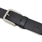 Men's Leather Belt // Black 112534 (115)