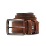 Men's Leather Belt // Camel 112531 (120)