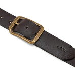 Men's Leather Belt // Brown 112535 (110)