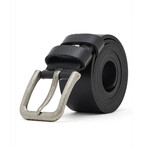 Men's Leather Belt // Black 112534 (130)