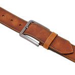 Men's Leather Belt // Tan 112531 (135)