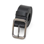 Men's Leather Belt // Black 112535 (115)