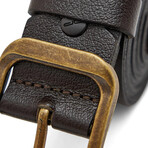 Men's Leather Belt // Brown 112535 (110)