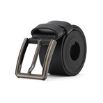 Men's Leather Belt // Black 112533 (135)