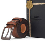 Men's Leather Belt // Tan 112531 (135)