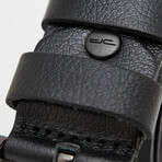 Men's Leather Belt // Black 112533 (125)