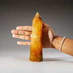 Genuine Polished Lemon Quartz Point