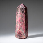 Genuine Polished Imperial Rhodonite Point from Madagascar