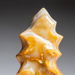 Genuine Polished Agate Flame Freeform from Madagascar