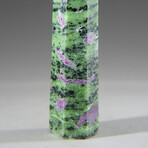 Genuine Polished Ruby Zoisite Point