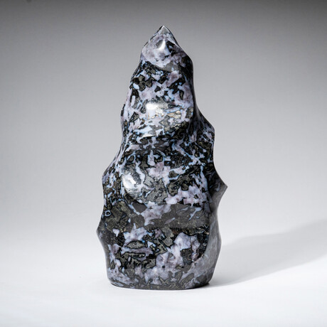 Genuine Polished Indigo Gabbro Flame Freeform