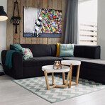 Banksy: Behind The Curtain // Wrapped Canvas Print