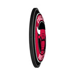 Chicago Bulls //  Round Slimline Lighted Wall Sign