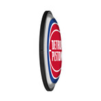 Detroit Pistons //  Round Slimline Lighted Wall Sign