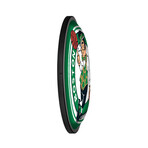 Boston Celtics //  Round Slimline Lighted Wall Sign