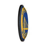 Golden State Warriors //  Round Slimline Lighted Wall Sign