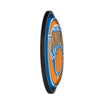 New York Knicks //  Round Slimline Lighted Wall Sign