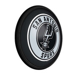San Antonio Spurs //  Round Slimline Lighted Wall Sign