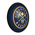 Denver Nuggets //  Round Slimline Lighted Wall Sign