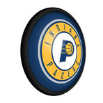 Indiana Pacers //  Round Slimline Lighted Wall Sign