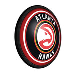 Atlanta Hawks //  Round Slimline Lighted Wall Sign