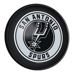 San Antonio Spurs //  Round Slimline Lighted Wall Sign