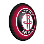 Houston Rockets //  Round Slimline Lighted Wall Sign
