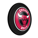 Chicago Bulls //  Round Slimline Lighted Wall Sign