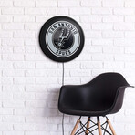 San Antonio Spurs //  Round Slimline Lighted Wall Sign