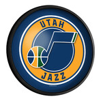 Utah Jazz //  Round Slimline Lighted Wall Sign