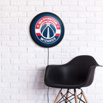 Washington Wizards //  Round Slimline Lighted Wall Sign