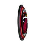 Miami Heat //  Round Slimline Lighted Wall Sign