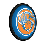 New York Knicks //  Round Slimline Lighted Wall Sign