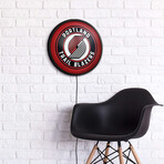 Portland Trail Blazers //  Round Slimline Lighted Wall Sign