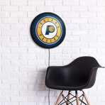 Indiana Pacers //  Round Slimline Lighted Wall Sign