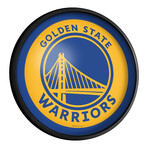 Golden State Warriors //  Round Slimline Lighted Wall Sign