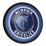 Memphis Grizzlies //  Round Slimline Lighted Wall Sign