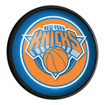 New York Knicks //  Round Slimline Lighted Wall Sign