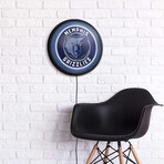 Memphis Grizzlies //  Round Slimline Lighted Wall Sign
