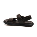 Genuine Leather Men's Classic Slippers // Brown // 018MAM-53 (Euro: 43)