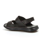 Genuine Leather Men's Classic Sandals // Brown // 018MAG-208-71 (Euro: 42)